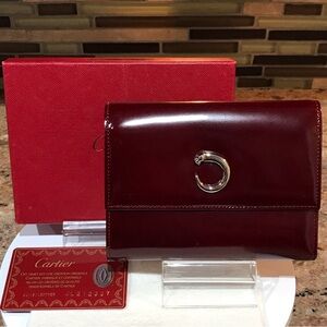 Cartier Rare Panther Patent Leather Wallet 😍🐆🔥